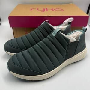 Ryka Pursuit Slip-On Walking Sneakers Women's US 10M Dark Sea Green J5751F1300